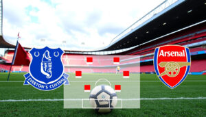 Everton mot Arsenal FC laguppställning – startelva och fakta
